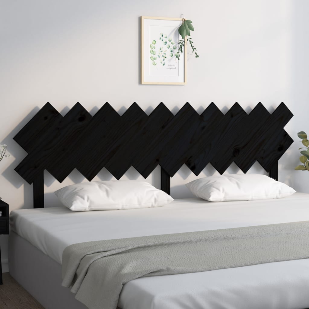 Testiera Per Letto Bianca 104X3X80,5 Cm Legno Massello Di Pino