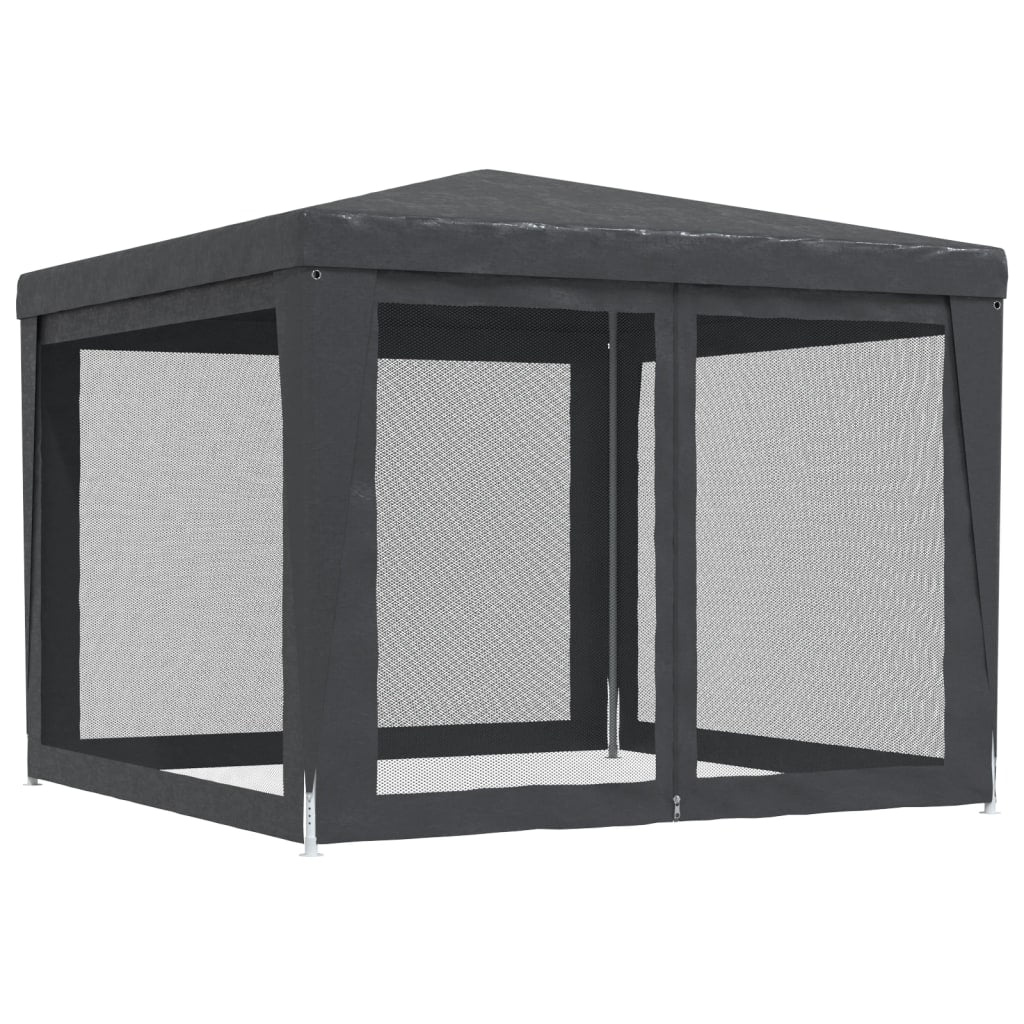 Tenda Per Feste Con 4 Pareti In Rete In Hdpe Antracite