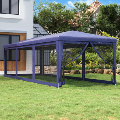 Tenda Per Feste In Rete 2,5X2,5M Hdpe Blu