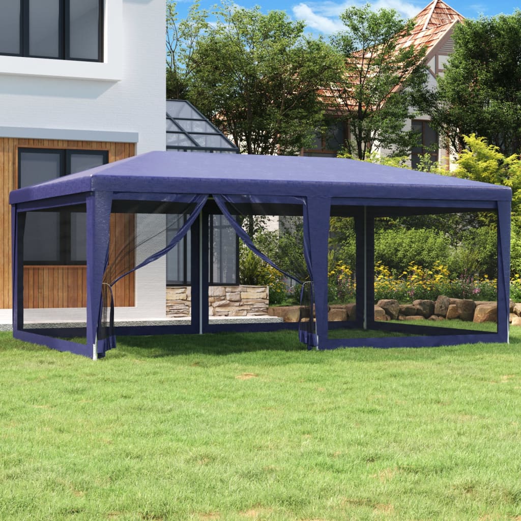 Tenda Per Feste In Rete 2,5X2,5M Hdpe Blu
