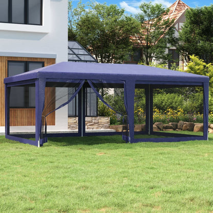 Tenda Per Feste In Rete 2,5X2,5M Hdpe Blu