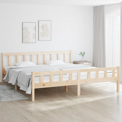 Letto Senza Materasso Cera In Legno Di Pino