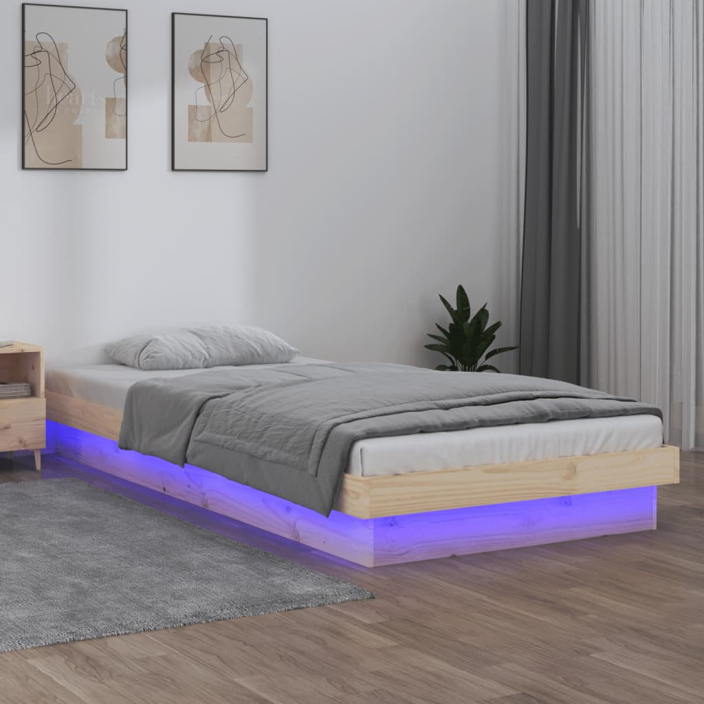 Giroletto Con Led In Legno Massello