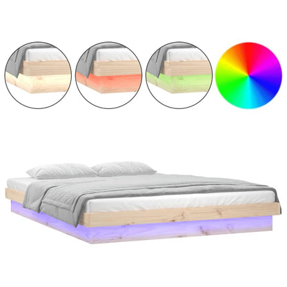 Giroletto Con Led In Legno Massello