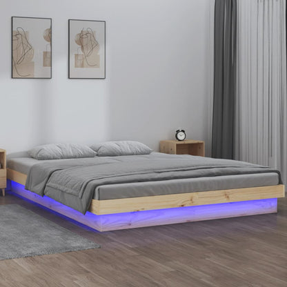 Giroletto Con Led In Legno Massello