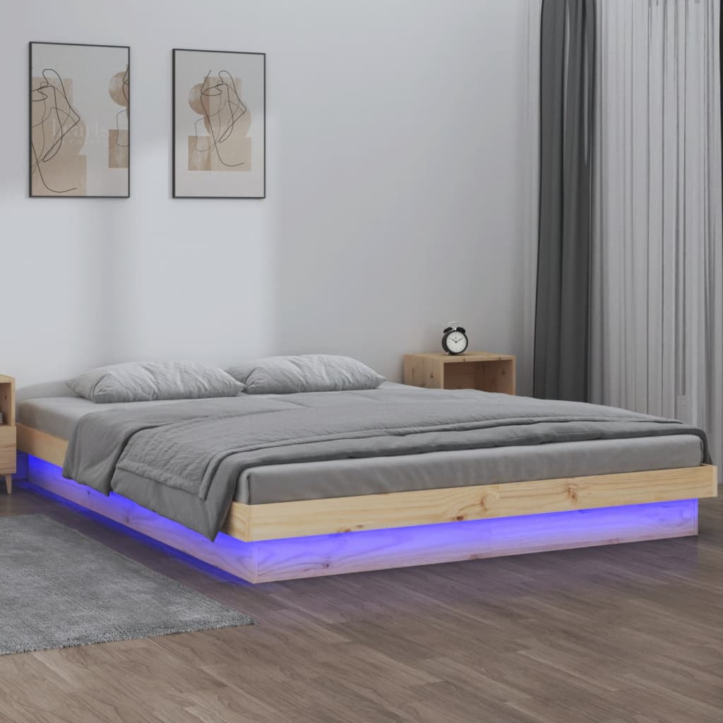 Giroletto Con Led In Legno Massello