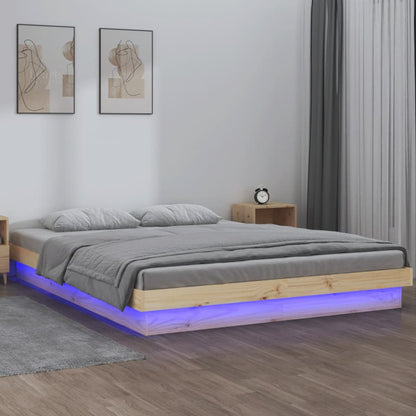 Giroletto Con Led In Legno Massello