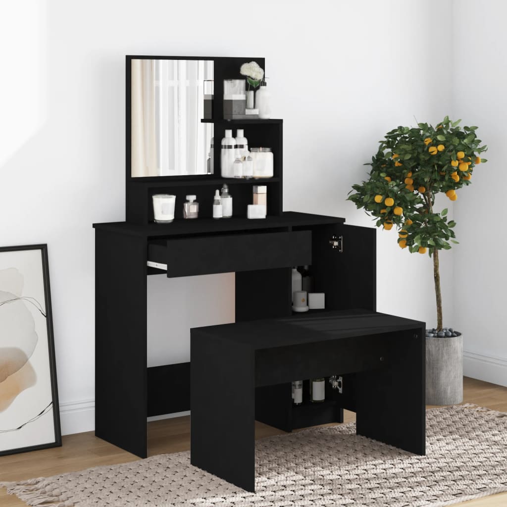Toeletta Con Specchio 86,5X35X136 Cm