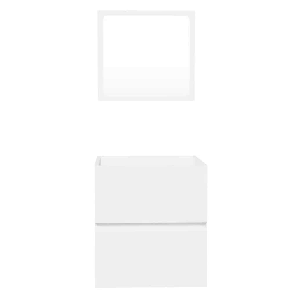 Mobile Da Bagno Con Specchio In Legno Multistrato