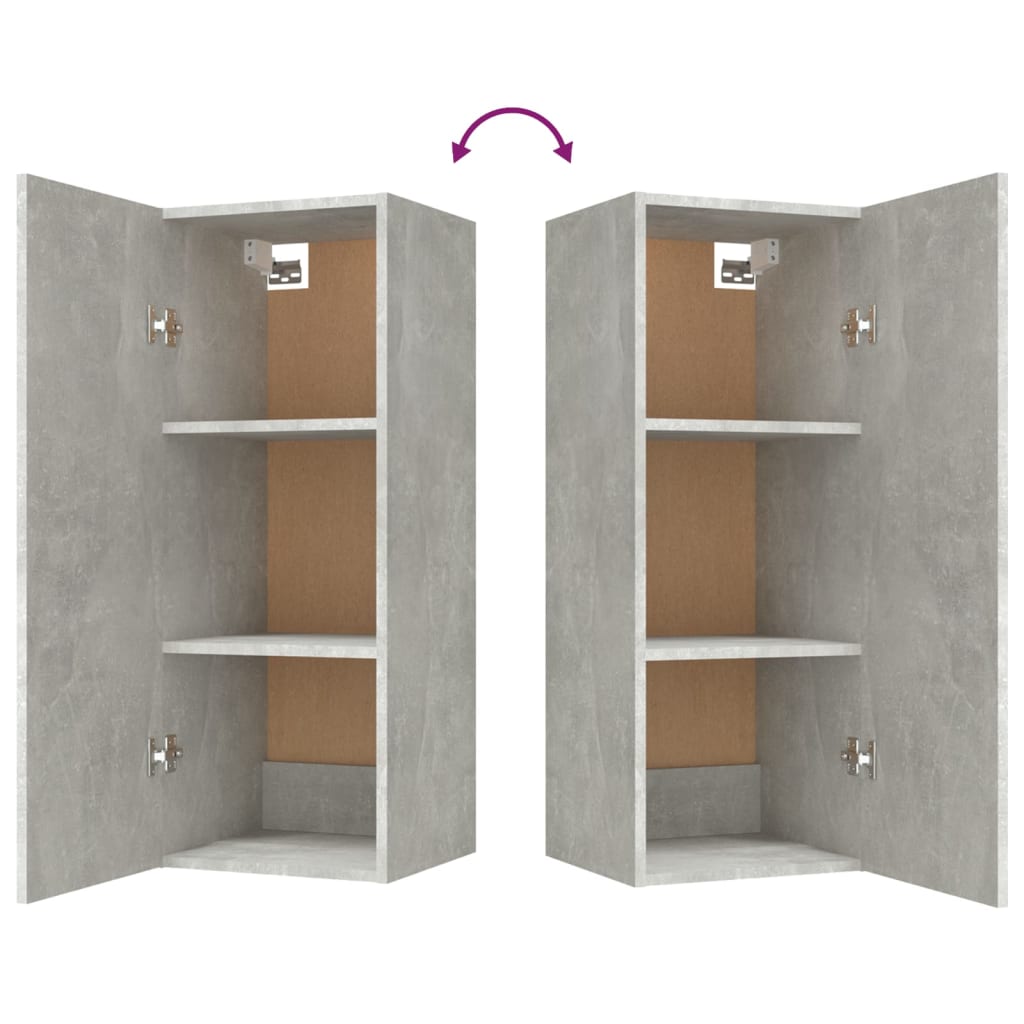 Armadietto A Muro 34,5X34X90Cm Legno Multistrato