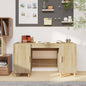 Scrivania Bianca 140X50X75 Cm In Legno Multistrato
