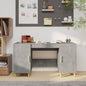 Scrivania Bianca 140X50X75 Cm In Legno Multistrato