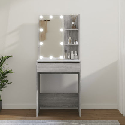Tavolo Da Trucco 60 X 40 X 140 Cm Legno Multistrato