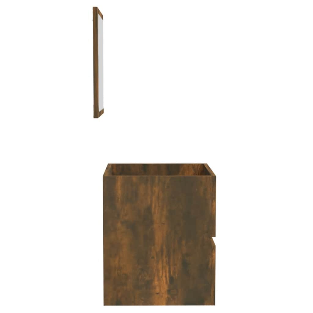 Mobile Da Bagno Con Specchio In Legno Multistrato