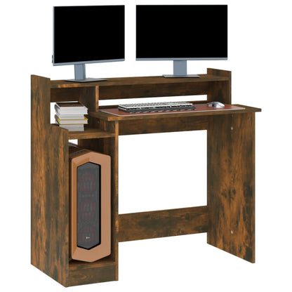 Scrivania Con Luci Led 97X45X90 Cm In Multistrato