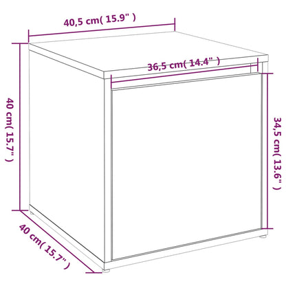 Cassetto Contenitore 40,5X40X40Cm Legno Multistrato