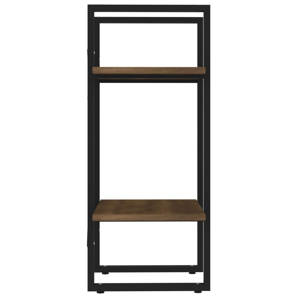 Libreria 2 Ripiani 40X30X Rovere Marrone