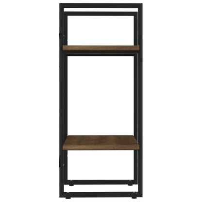 Libreria 2 Ripiani 40X30X Rovere Marrone