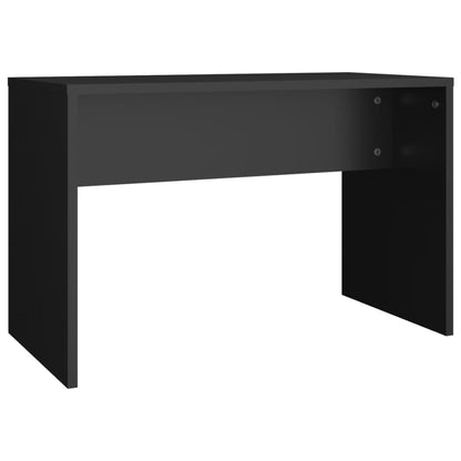 Set Tavolo Da Toeletta Con Led Nero In Legno Multistrato Talpa