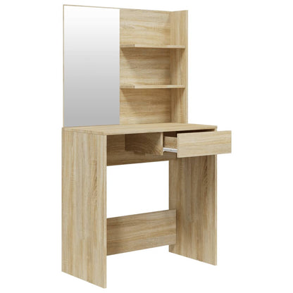 Set Tavolo Da Toeletta 74,5X40X141 Cm