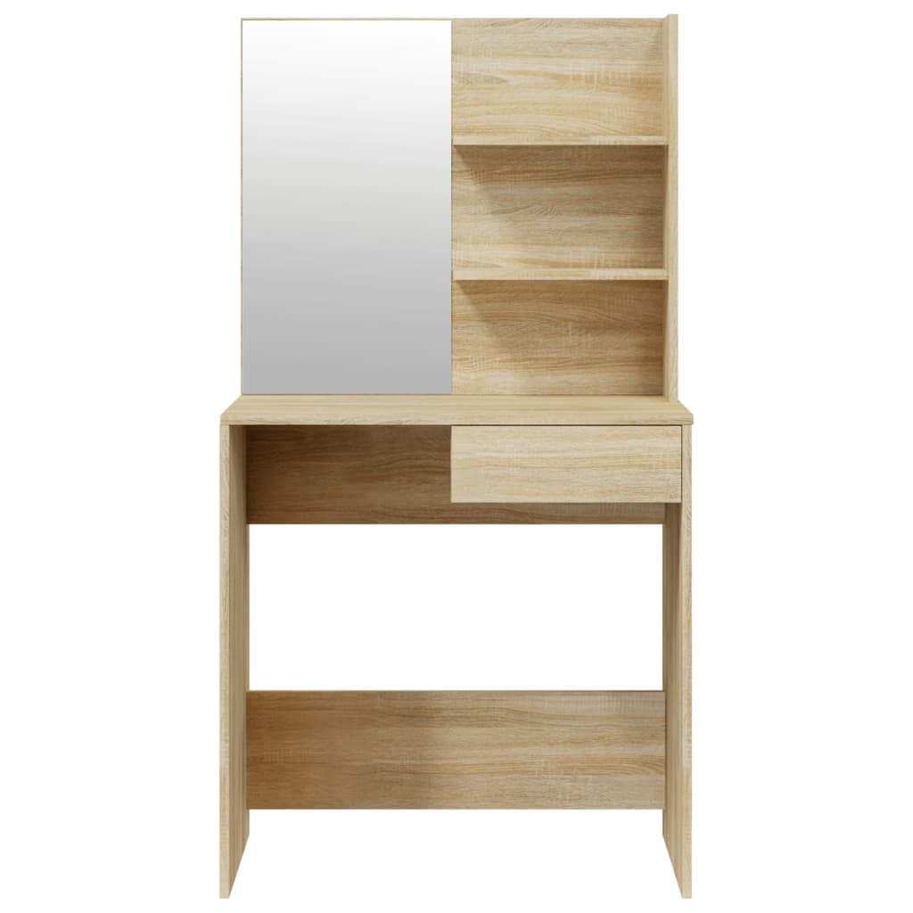 Set Tavolo Da Toeletta 74,5X40X141 Cm