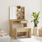 Set Tavolo Da Toeletta 74,5X40X141 Cm