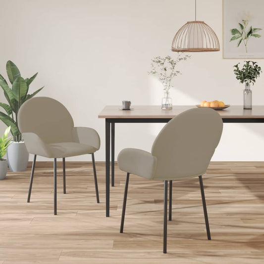 Sedie Da Pranzo 2 Pz In Velluto