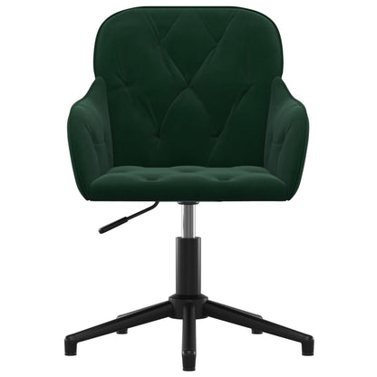 Sedia Da Ufficio Girevole In Velluto