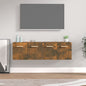 Mobili Parete 2 Pz 60X36,5X35 Cm Legno Multistrato Rovere Fumo