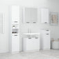 Set Mobili Da Bagno 5 Pz In Legno Multistrato
