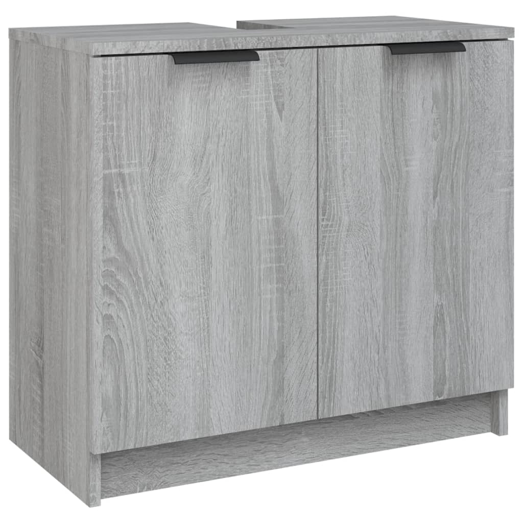 Set Mobili Da Bagno 3 Pz In Legno Multistrato