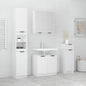 Set Mobili Da Bagno 4 Pz In Legno Multistrato