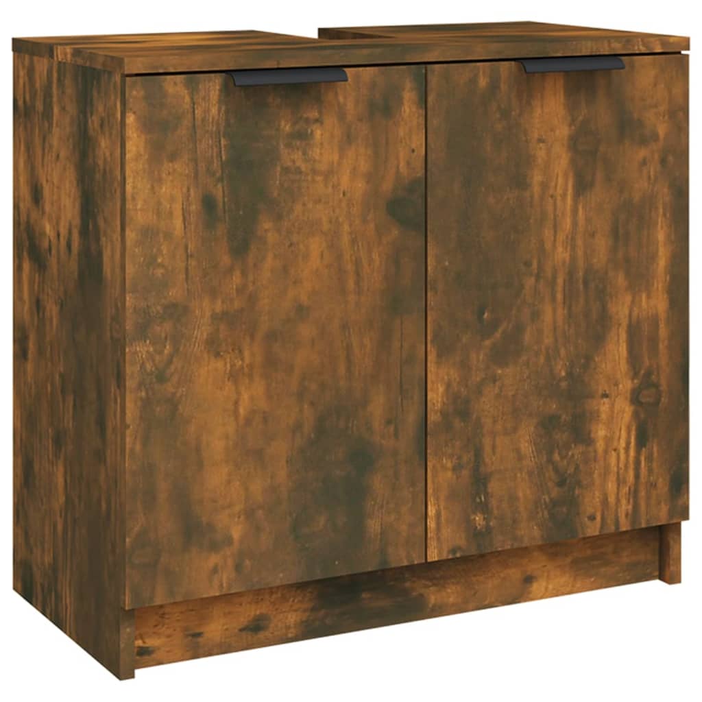 Set Mobili Da Bagno 4 Pz In Legno Multistrato