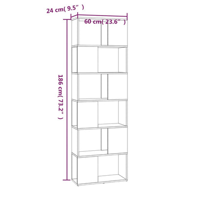 Libreria/Divisorio Rovere Fumo