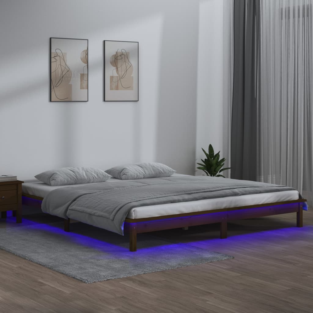 Giroletto Led Small Single Legno Massello