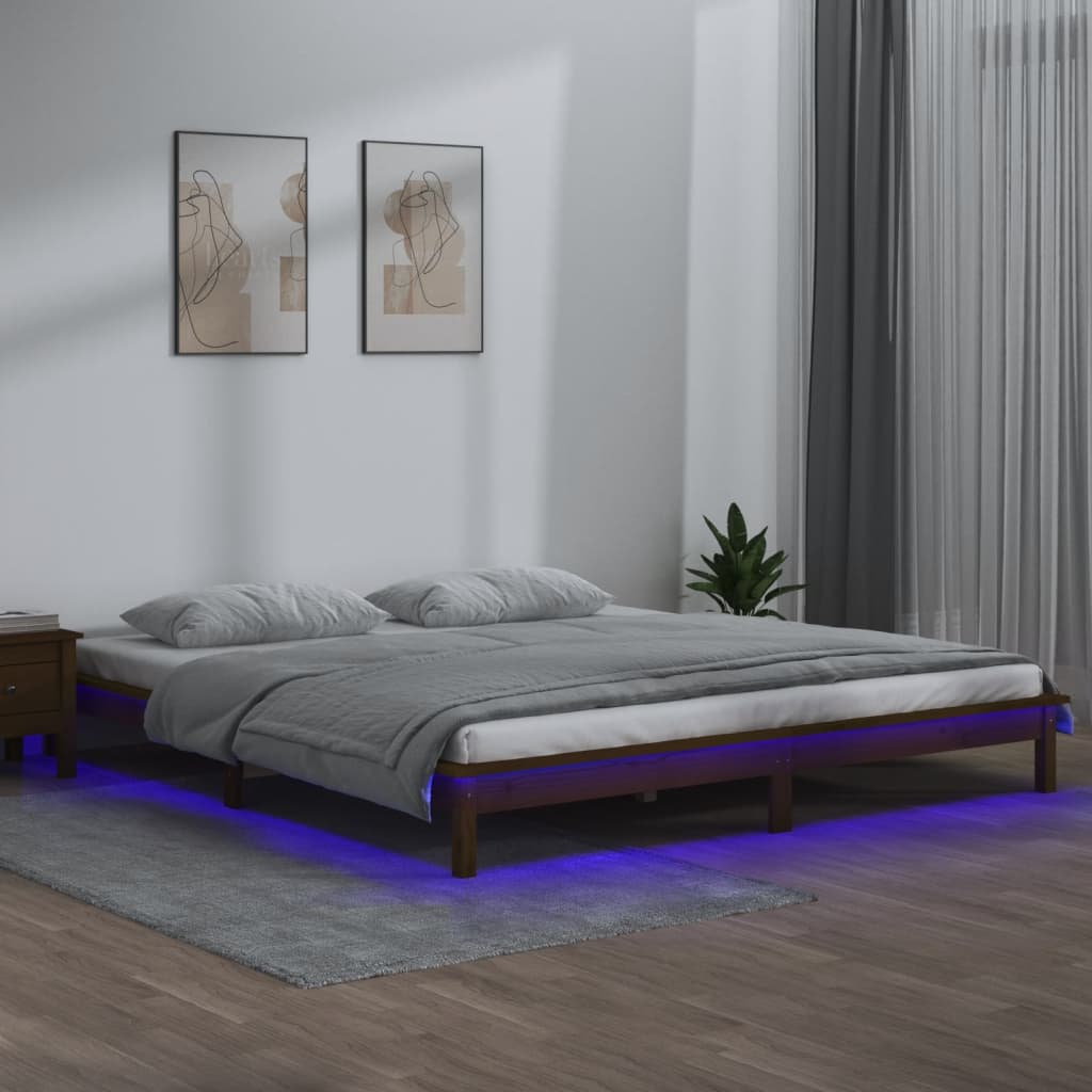 Giroletto Led Small Single Legno Massello