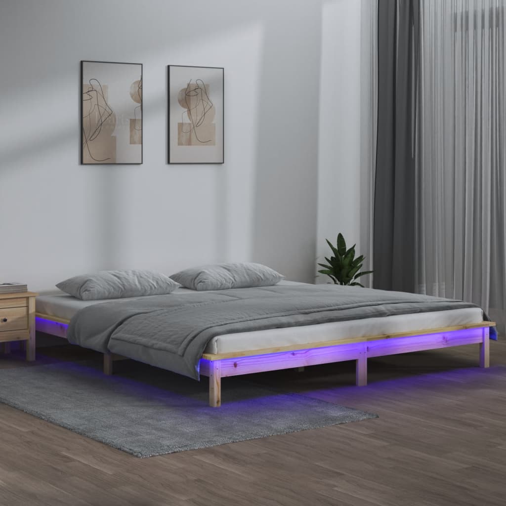 Giroletto Led Small Single Legno Massello