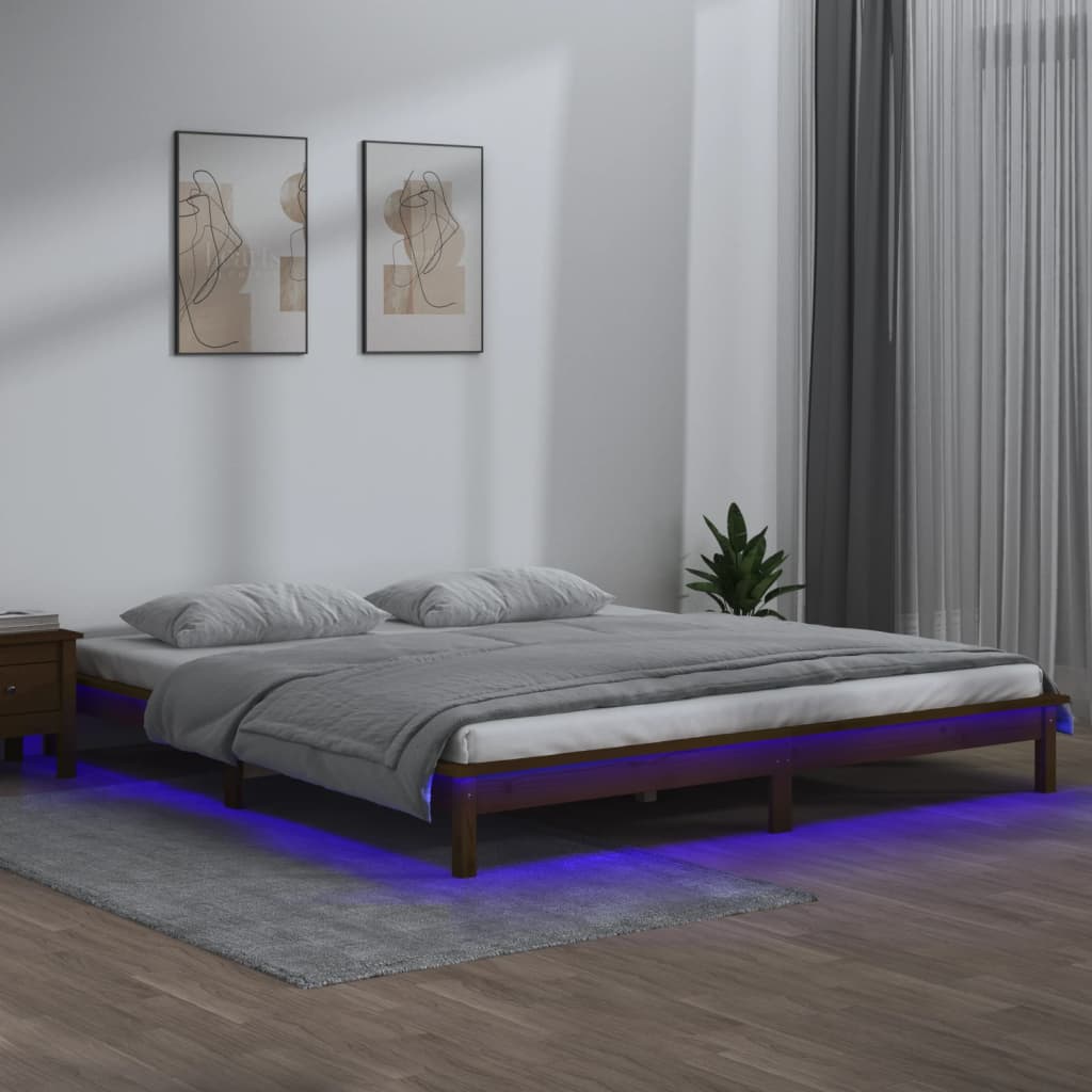 Giroletto Led Small Single Legno Massello