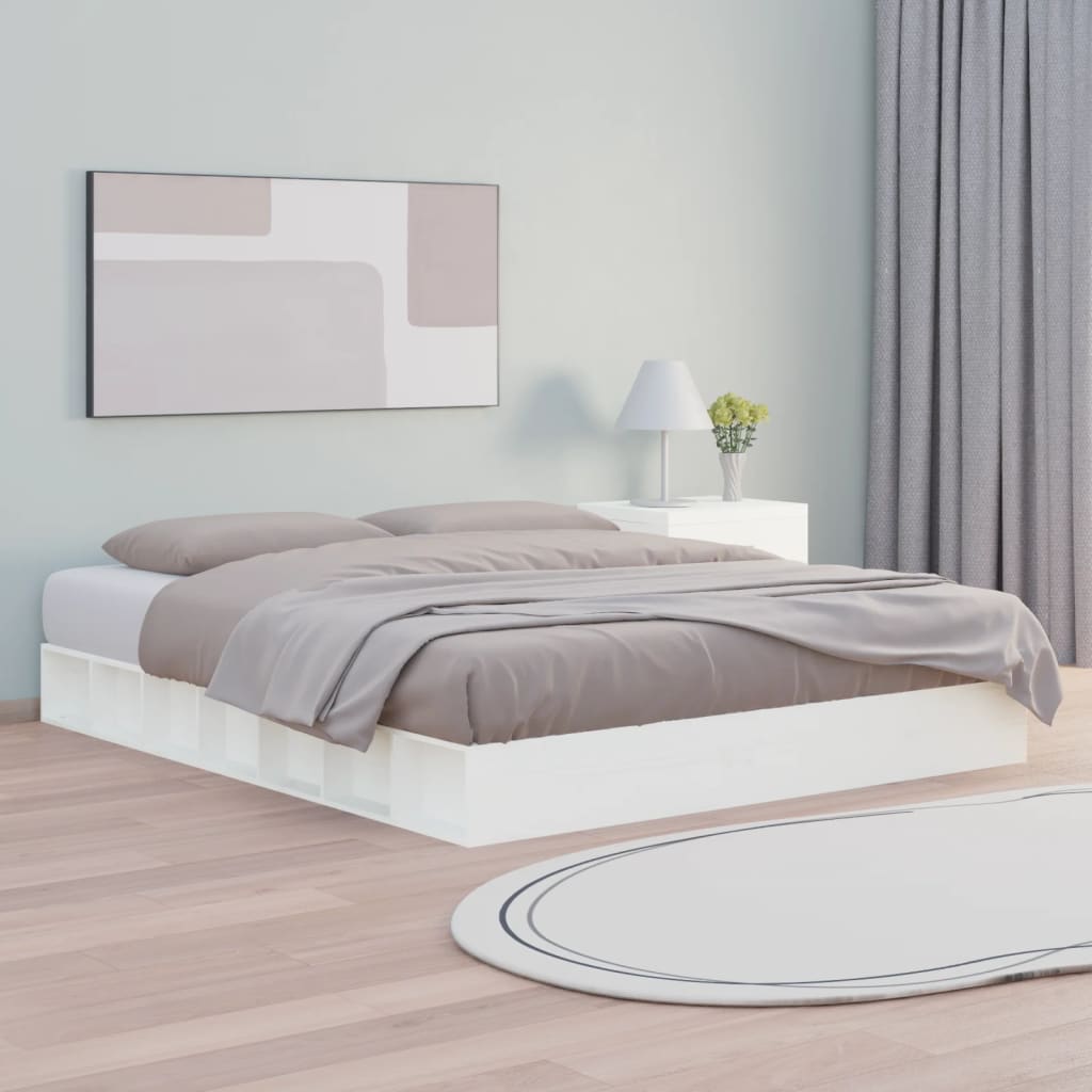 Letto Senza Materasso Cera In Legno Di Pino