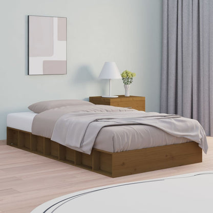 Letto Senza Materasso Cera In Legno Di Pino