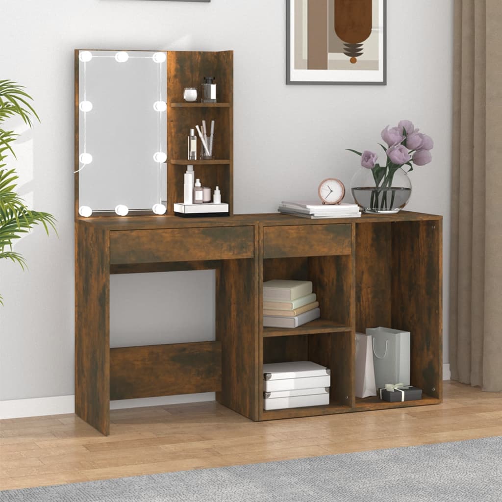 Toeletta Led Con Armadietto In Legno Multistrato