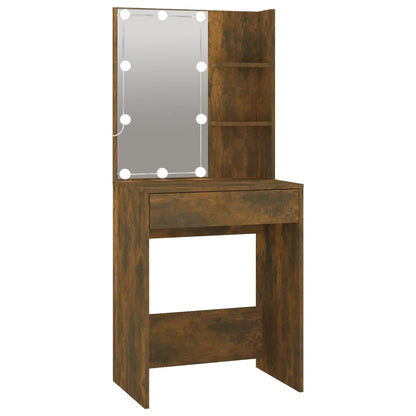 Toeletta Con Led E Armadietti In Legno Multistrato