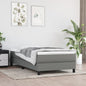 Materasso A Molle Insacchettate Rigidità Media 100X200X20 Cm Grigio Scuro