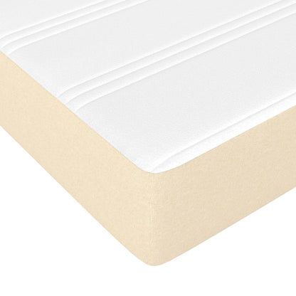 Materasso A Molle Insacchettate Rigidità Media 80X200X20 Cm Crema