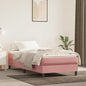 Materasso A Molle Insacchettate Rigidità Media 140X220X20 Cm In Velluto Rosa