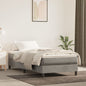 Materasso A Molle Insacchettate Rigidità Media 140X220X20 Cm In Velluto Grigio Chiaro