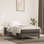 Materasso A Molle Insacchettate Rigidità Media 100X220X20 Cm In Velluto Grigio Scuro