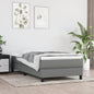Materasso A Molle Insacchettate Rigidità Media 100X200X20 Cm Grigio Scuro