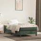 Materasso A Molle Insacchettate Rigidità Media 100X220X20 Cm In Velluto Verde Scuro