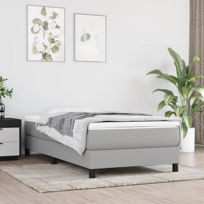 Materasso A Molle Insacchettate Rigidità Media 120X200X20 Cm Grigio Chiaro